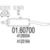 MTS 01.60700 End Silencer